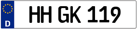 Truck License Plate